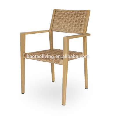 Bamboo Wicker Garden Set Paito Furniture Restaurant Rattan Chair