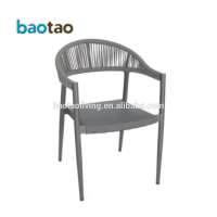 Outdoor Rope Chair Commercial Furniture Strong Mesh Seating